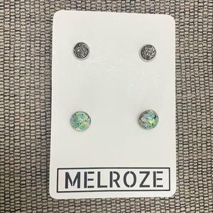 Stud Earring Pack - 2 pairs